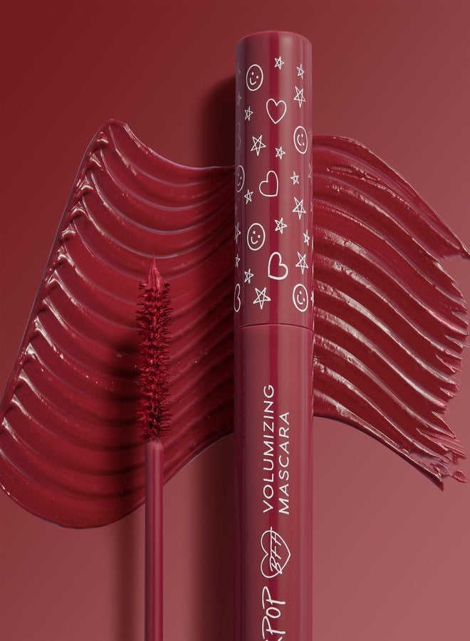 كالر بوب ماسكارا ColourPop BFF - ماسكارا لتكثيف ورفع وتطويل الرموش - ماسكارا بلون عنابي قابلة للتكثيف مع فرشاة من ألياف النايلون الملتوية - مكياج عيون خالٍ من القسوة - لون Wine O' Clock (0.24 أونصة سائلة) - Image 3